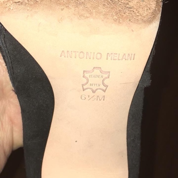 Antonio Melani Black Suede Knee-high Boots - Picture 2 of 6